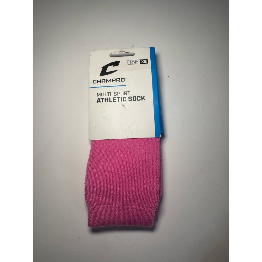 Champro Athletic Socks Size XS Color Pink Multi-Sport Condition New